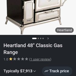 Heartland Gas Stove Antique/vintage 