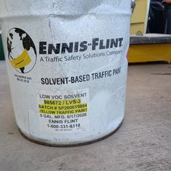 Yellow Traffic Paint