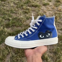 CDG Converse High Blue Sz7M / 9W