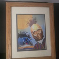 C-3PO and R2-D2 picture Frame