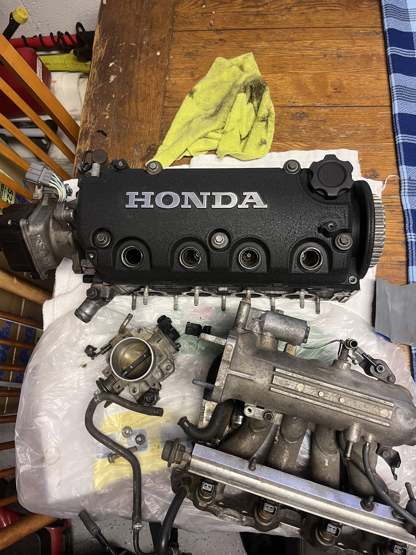 D16z6 Head +distributor+ Intake Manifold 