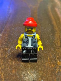 Lego Motorcycle Mechanic Minifigure col160