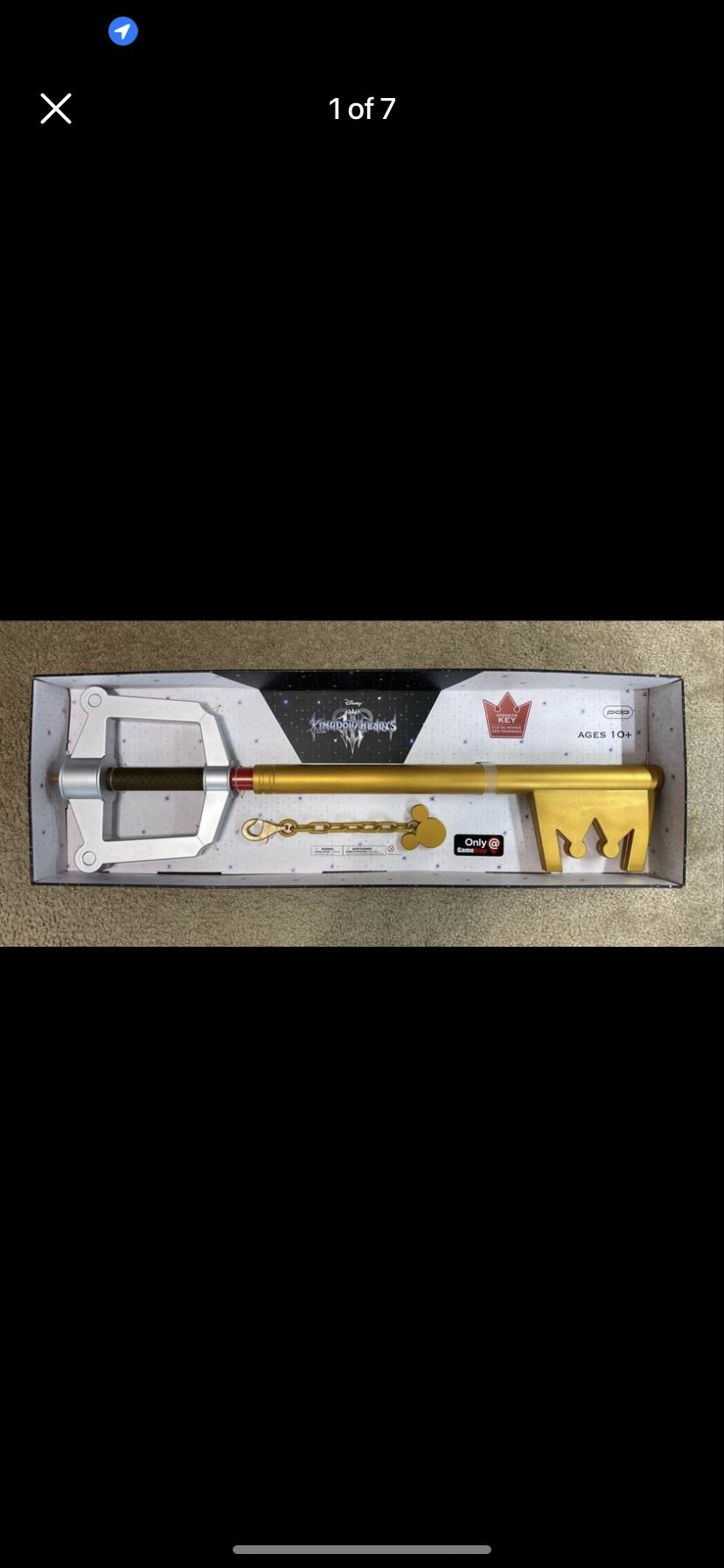 Offer Disney PDP Keyblade - Kingdom Hearts Dark Side Kingdom Key (Gamestop Exclusive)