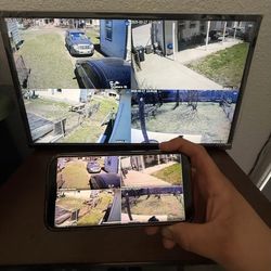 4 CAMARAS D SEGURIDAD-SURVEILLANCE SYSTEMS🔥SPECIAL DEAL🔥