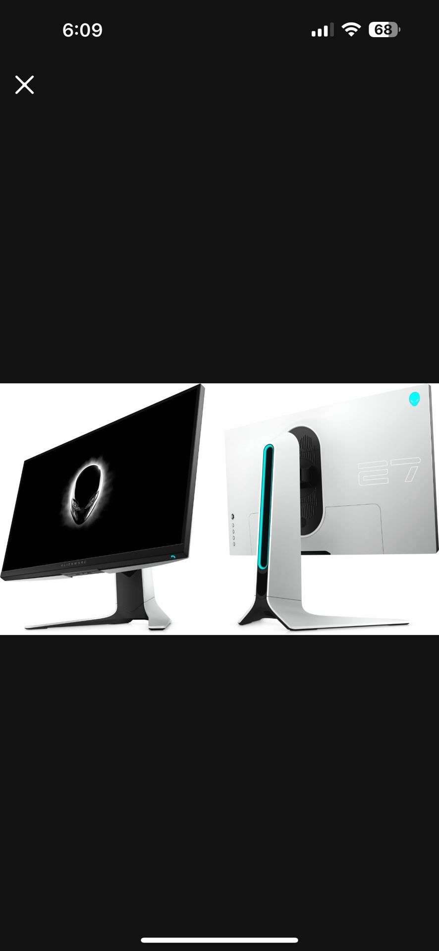 27” Alienware  Monitor