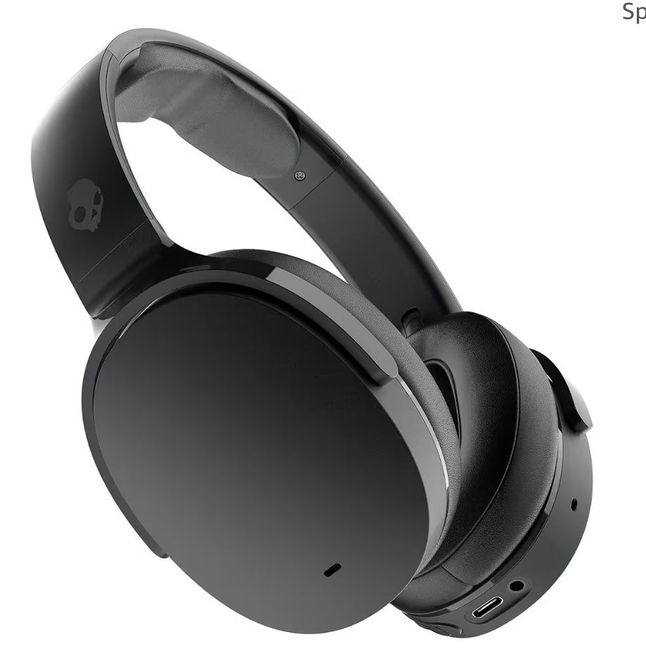 Skullcandy Hesh ANC Noise Canceling Bluetooth Wireless Over-Ear Headphones - Black