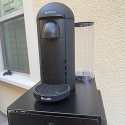 Nespresso Coffee Macine and pod holder