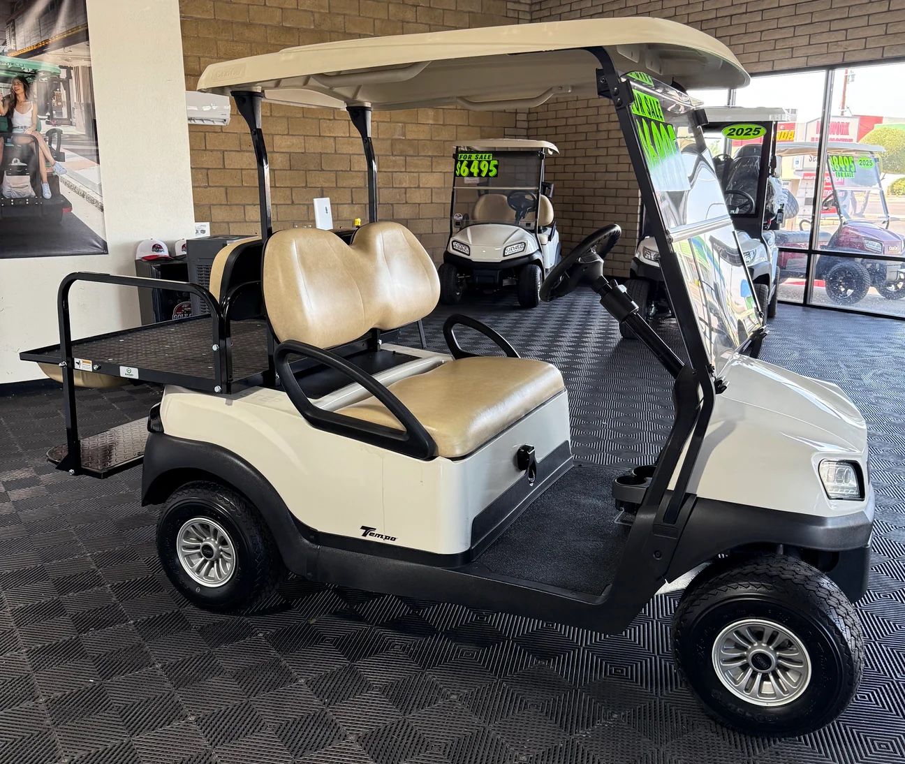 2024 Club Car Golf Cart with a Backseat