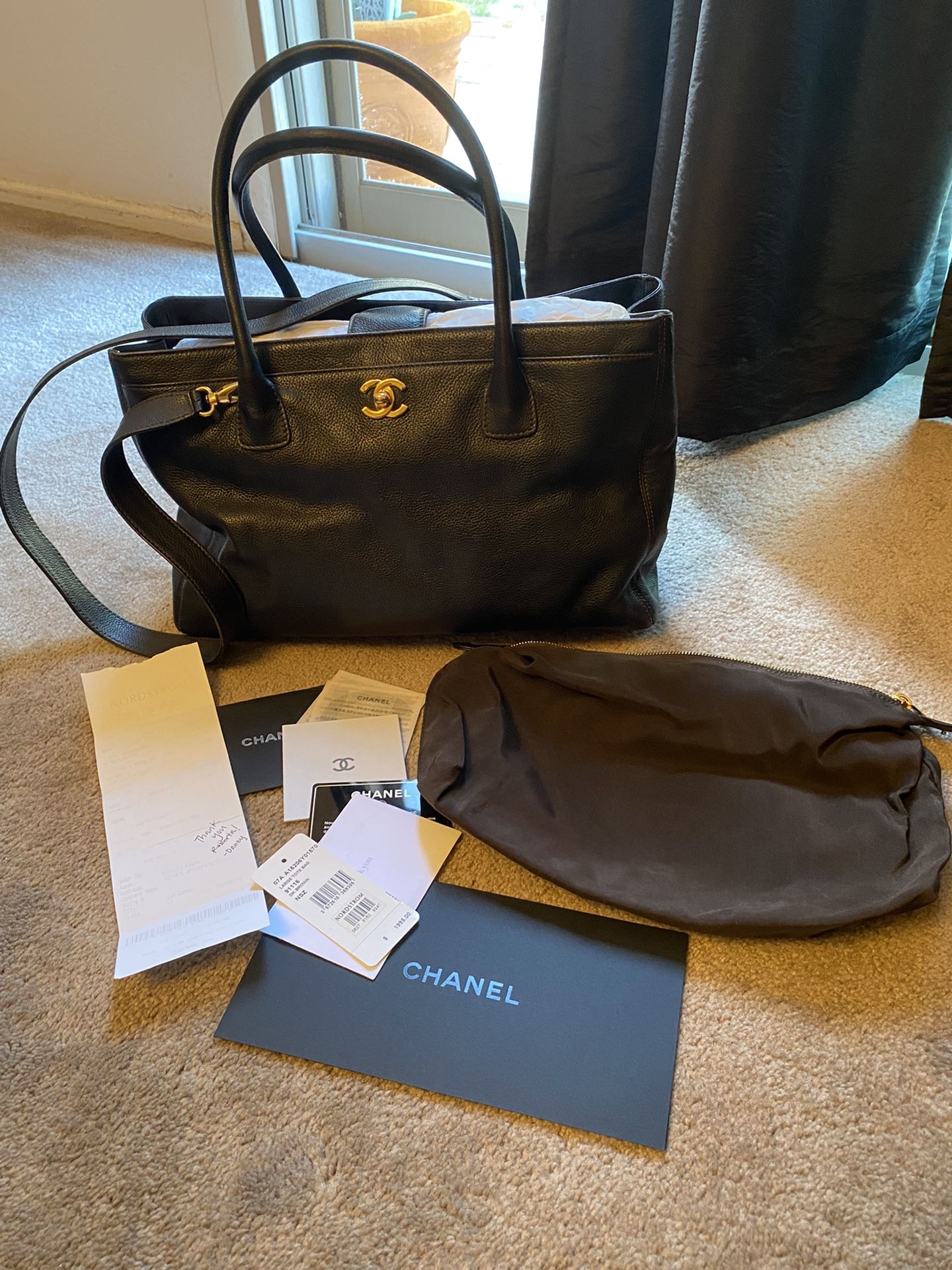 Authentic Chanel Executive Tote