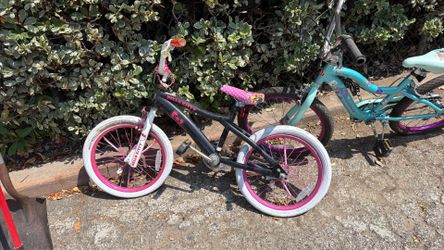 Two girls bikes