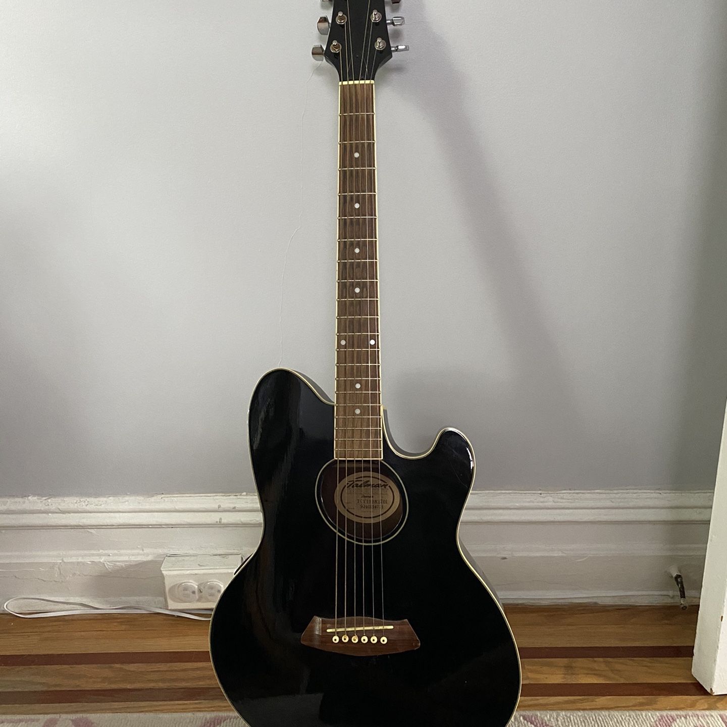 Ibanez Talman Inter City Acoustic Guitar Black for Sale in