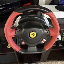 Thrust master Ferrari Xbox Steering Wheel