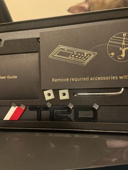 TRD License Plate Frame Gift