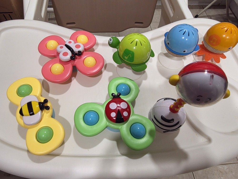 Spinner Toy for Baby (For High Chair/Dining Table/Window/Travelling)