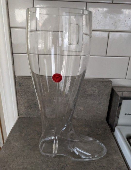 Polish Crystal Boot Stein