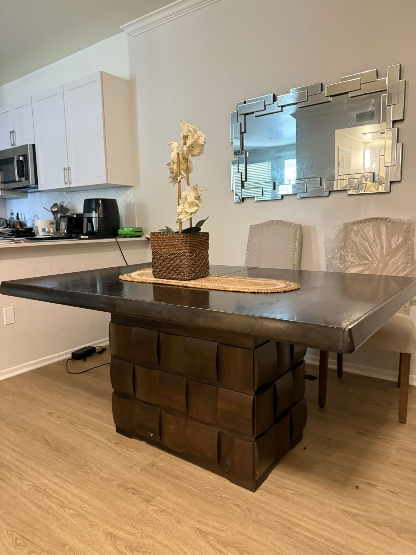 Dark Brown Dining Table