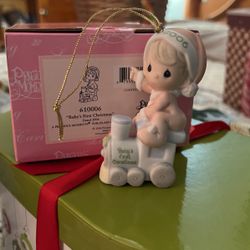 Precious moments Christmas ornament