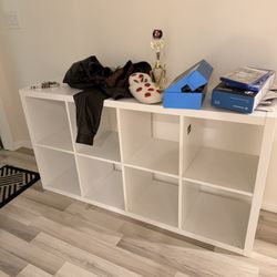 White 9-Cube Storage Organizer / Bookshelf