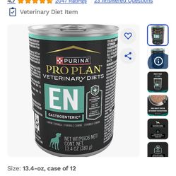 Purina Pro Plan Veterinary Diets EN Gastroenteric Wet Dog Food, 13.4-oz, case of 12
