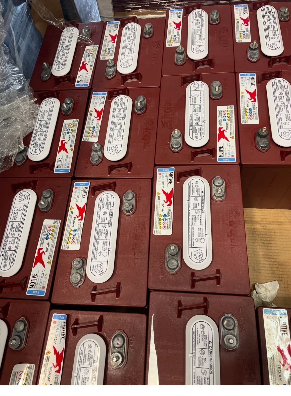 Baterías Nuevas De 6 Volt 225 Amp Trojan Con 1 Año De Garantía