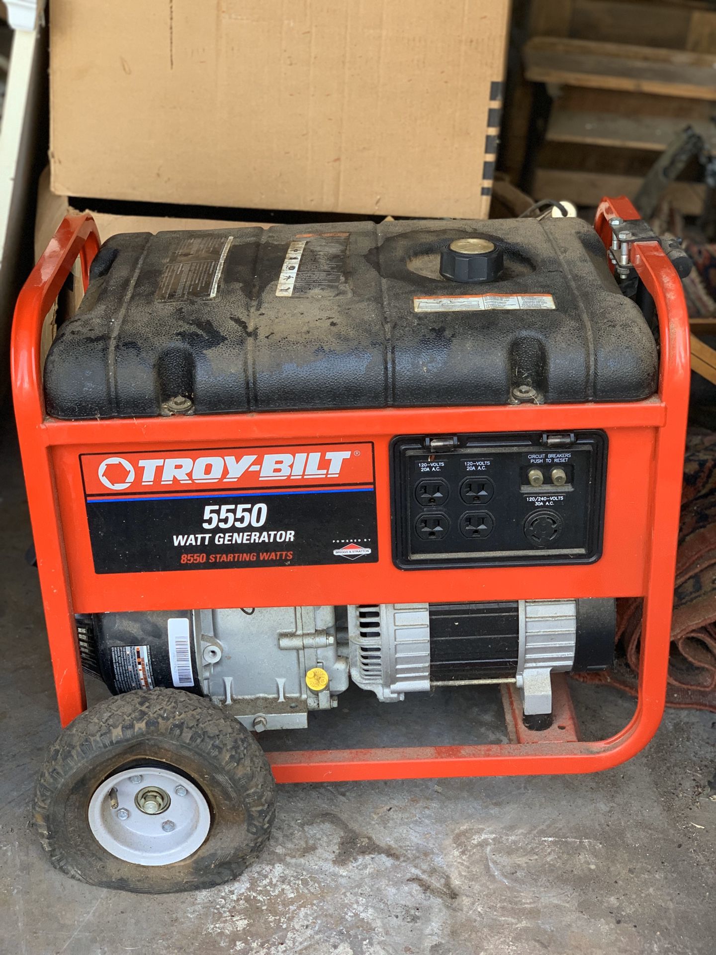 Troy-Bilt Generator! Like brand new!