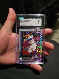 Graded 9 baseball card