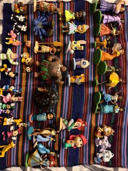 Large Lot of Disney Character Figures