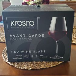 Red Wine Glasses Set Of 5