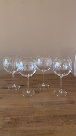 Large wine glasses