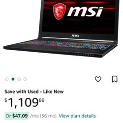 MSI GS63 Stealth
