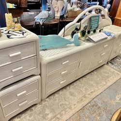 King Size Rattan Bedroom Set