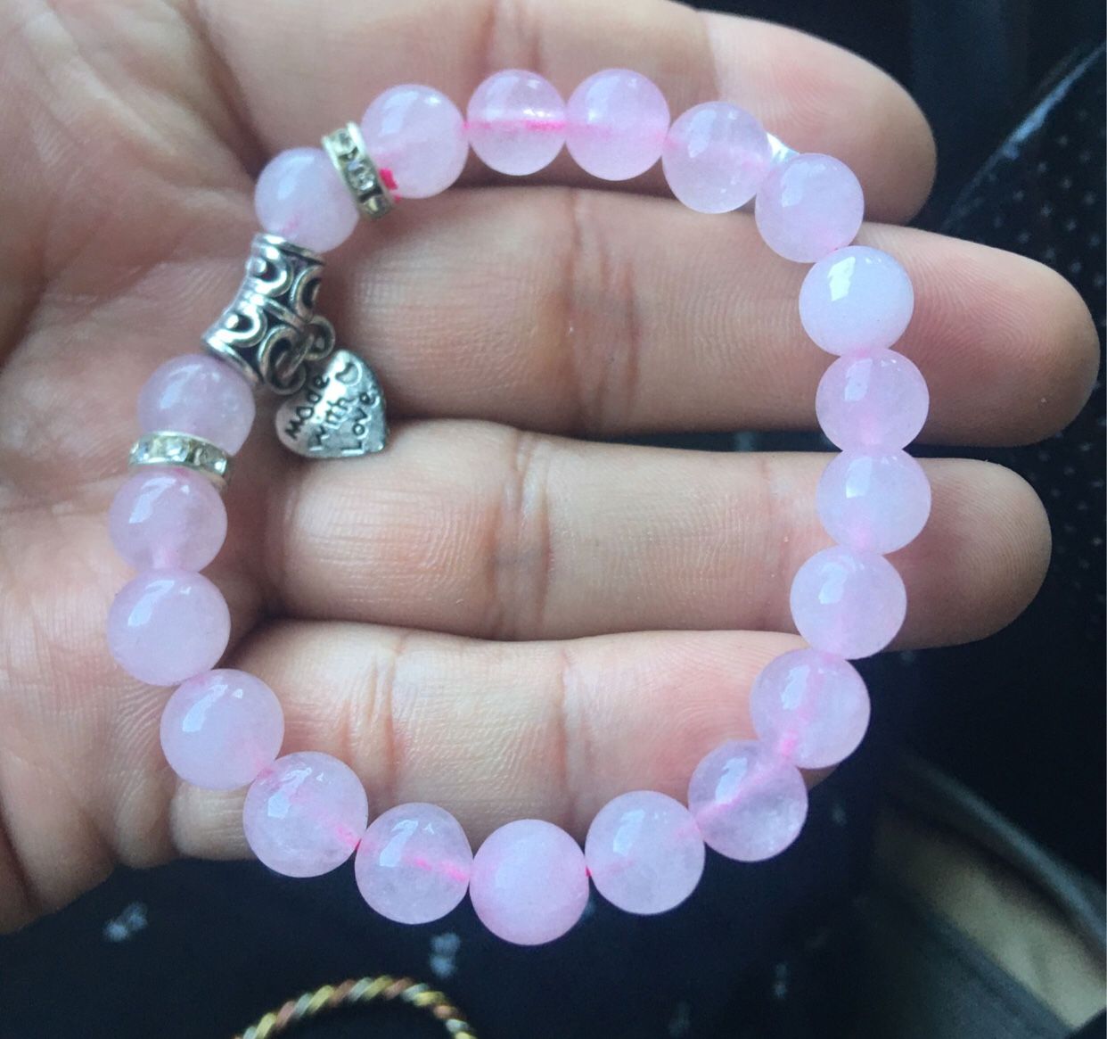 Pink Stone Bracelet