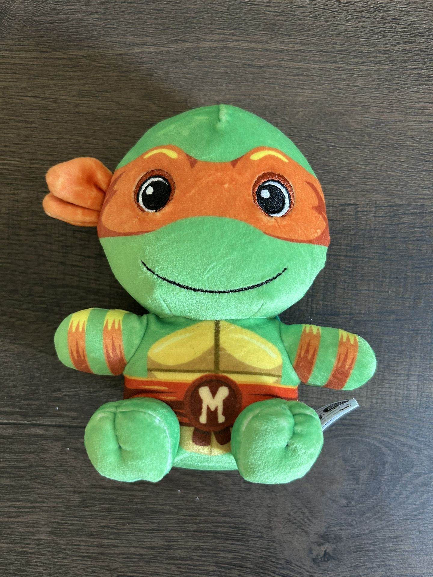 TMNT Teenage Mutant Ninja Turtles Michelangelo Plush Stuffed Animal 6 inch