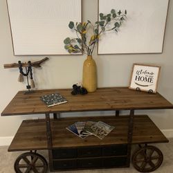 Bar Cart Antique Look