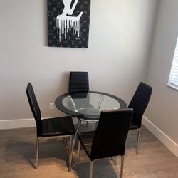 Table And 4 Chair All New Furniture And Free Delivery 