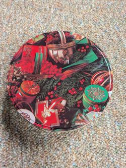 Christmas tin
