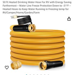 50ft RV Heated Water Hose