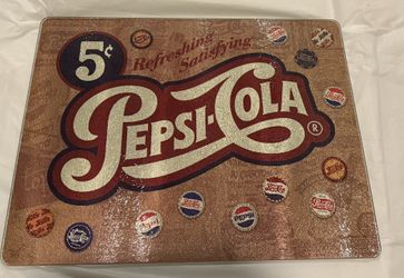 Pepsi Glass Cutting Board 