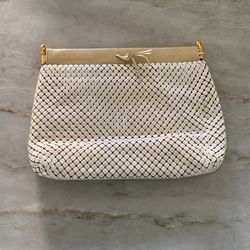 Whiting & Davis Bone Mesh Clutch - ISA