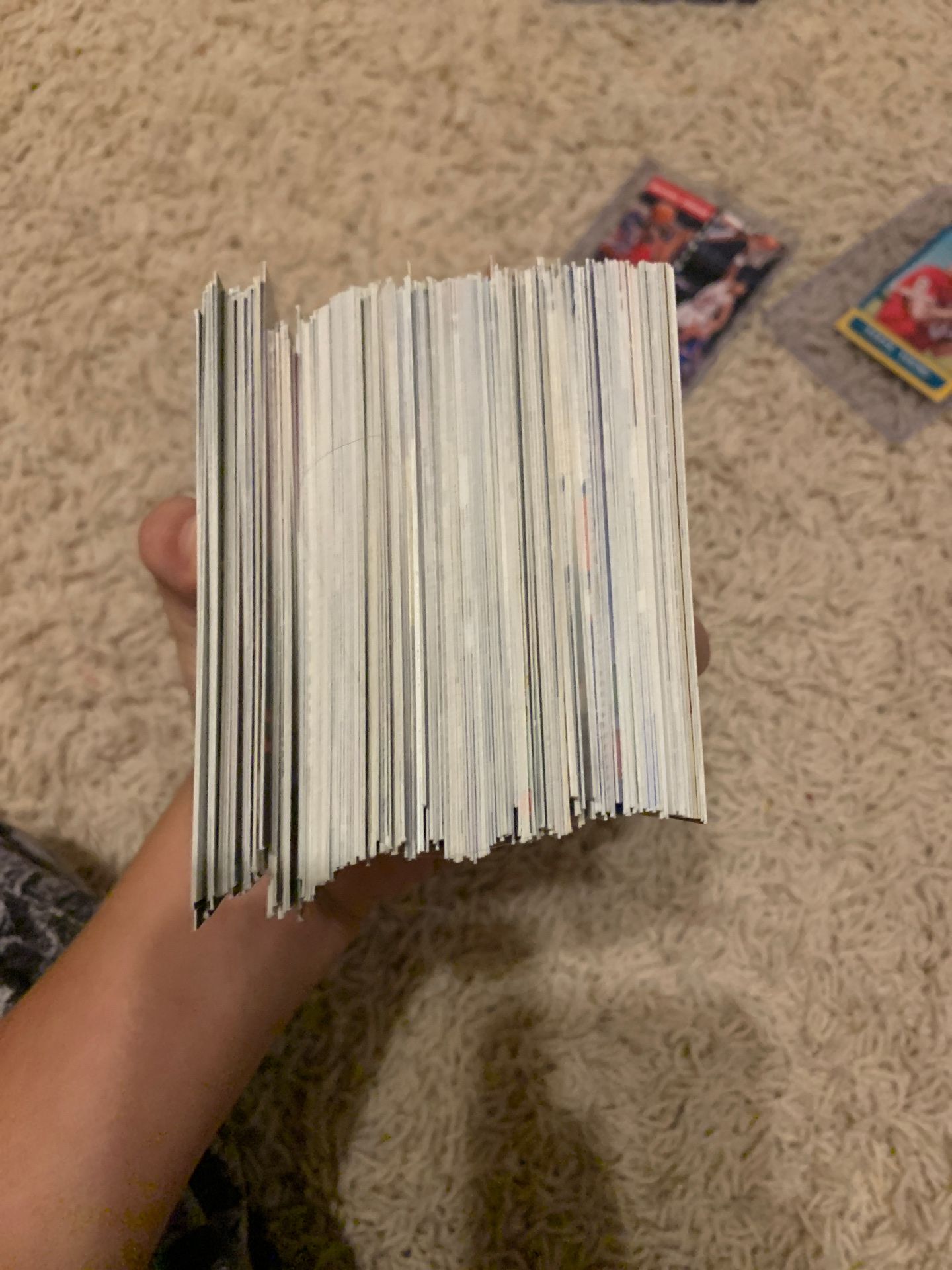 Over 500 basketball cards