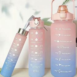 3pcs Sports Water Bottles