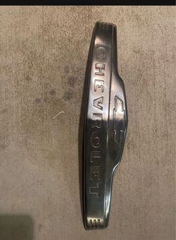Vintage Chevrolet Chrome Emblem Badge