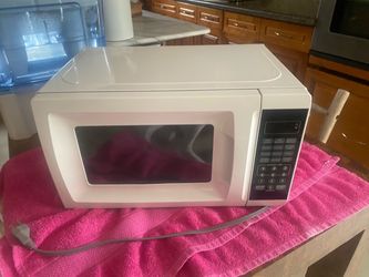 White Countertop Microwave