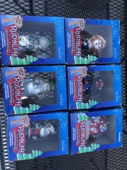 Rudolph The Red Nose Reindeer Ornaments. 