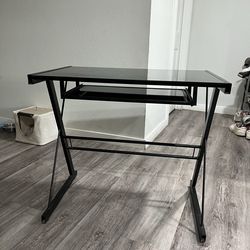 Glass desk