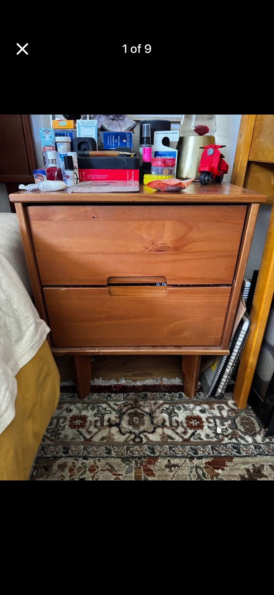 Mid Century Modern Dresser Nightstand Set