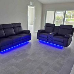 Sofá y loveseat reclinables 