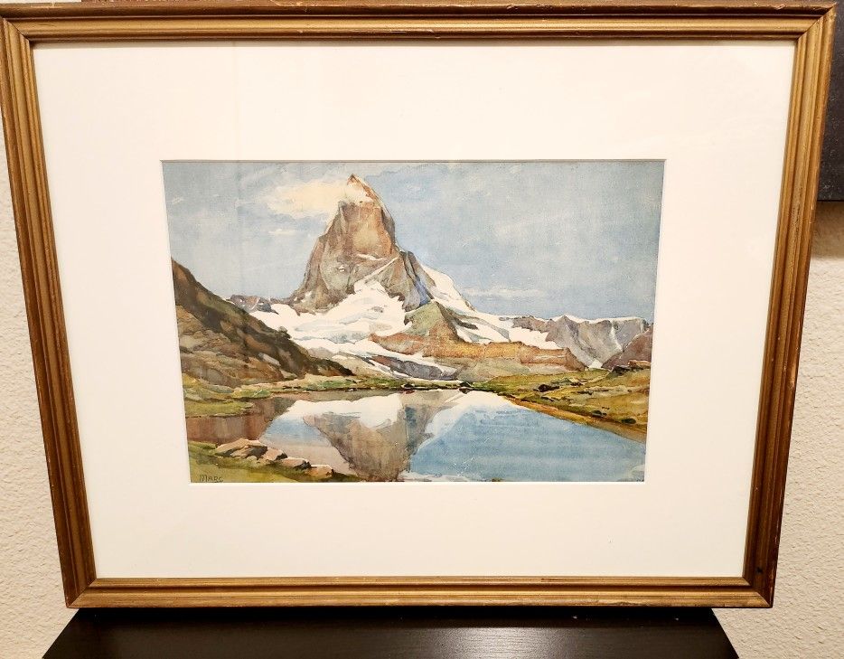 VINTAGE WATERCOLOR PAINTING