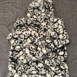 ERL Skull Fleece Hoodie