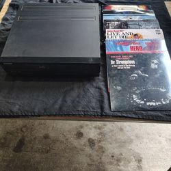 Lazerdisc Player And Laserdiscs